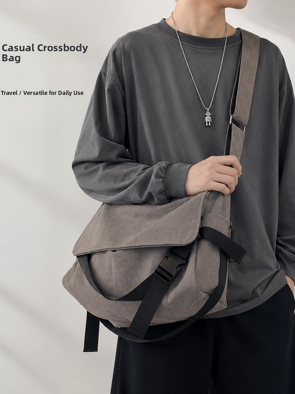 Canvas Backpack Casual - Bolsa Transversal Unissex de Lona de