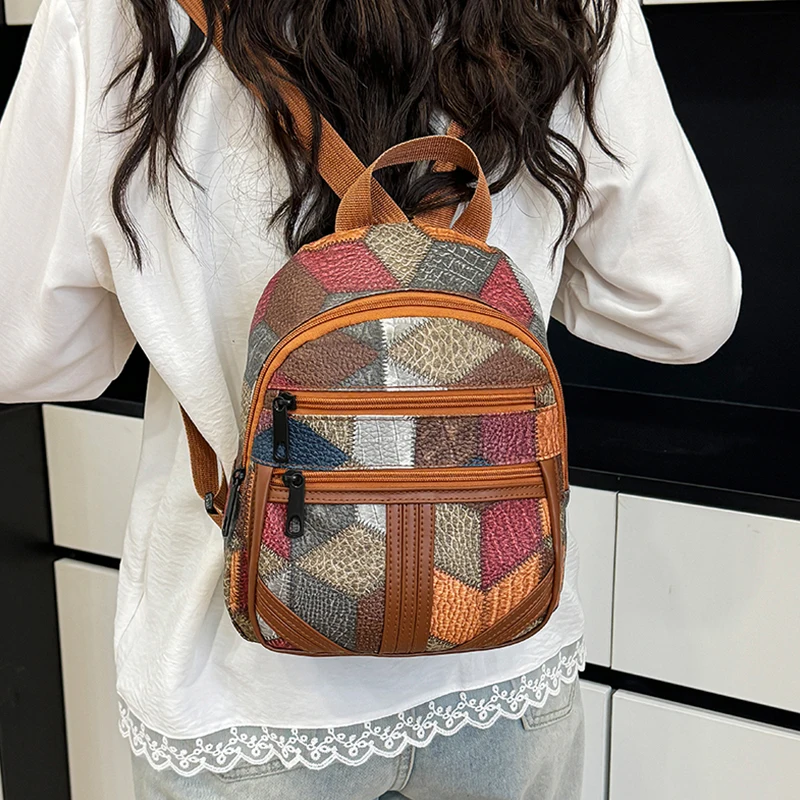 Mochila feminina com design pa - Fashion Backpack Women avaliação e preço