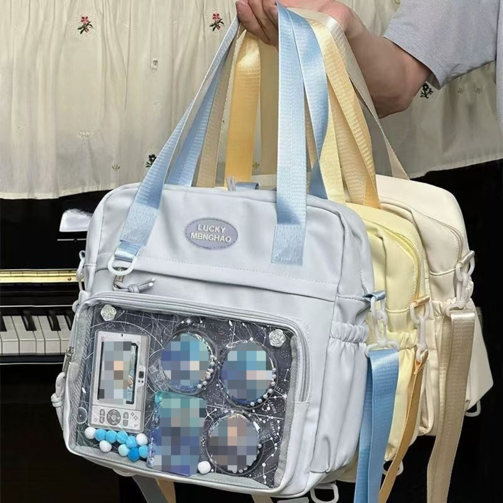 Bolsa transversal estilo prepp - Canvas Backpack Casual avaliação e preço