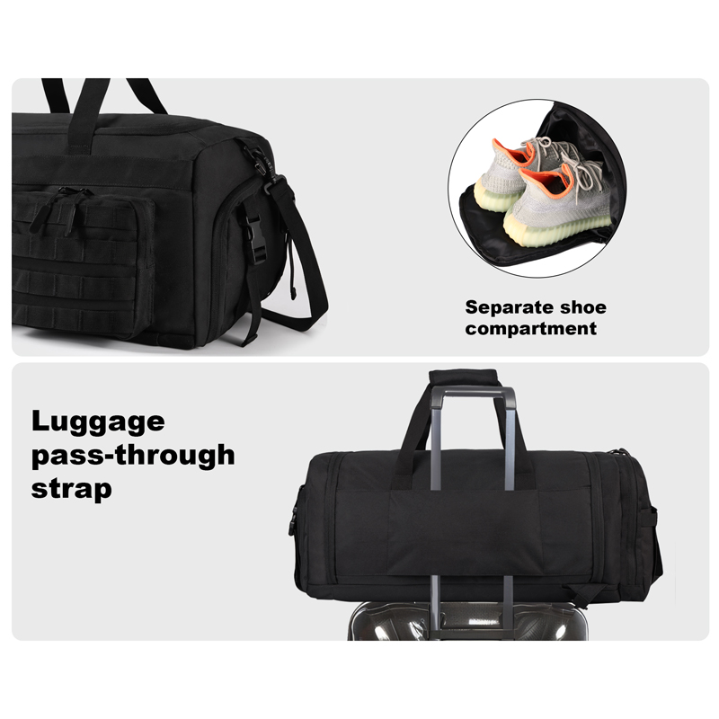 Lih 50l 3 em 1 viagem duffle s - Urban Backpack Tactical avaliação e preço