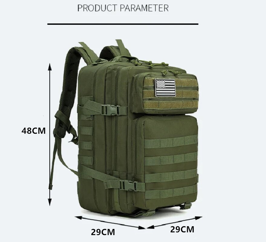 Mochila Tática Elite 50L 30L 3 - Urban Backpack Tactical avaliação e preço